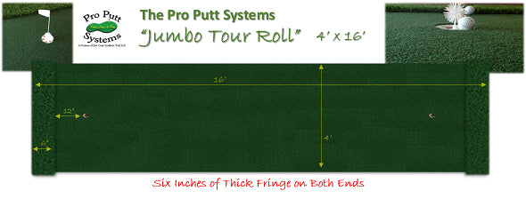 large putting green turf strip