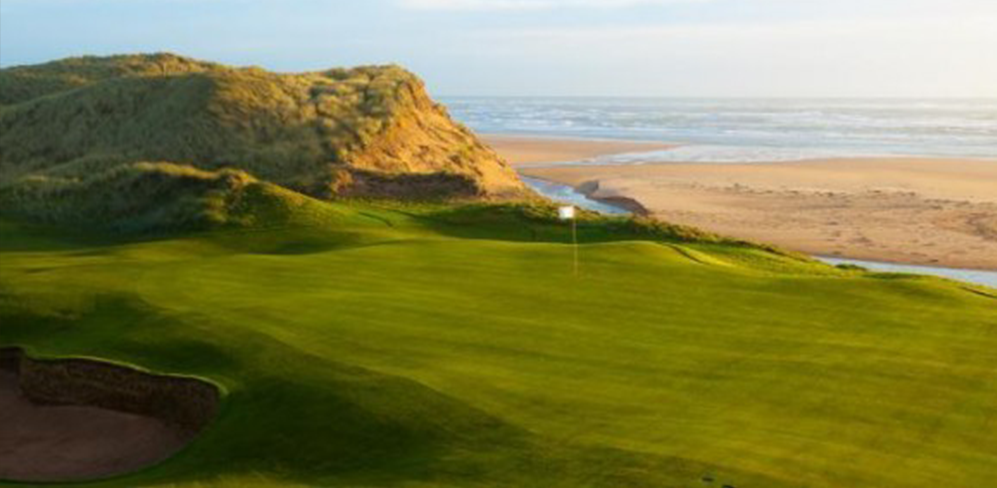 golf course on the cliffs