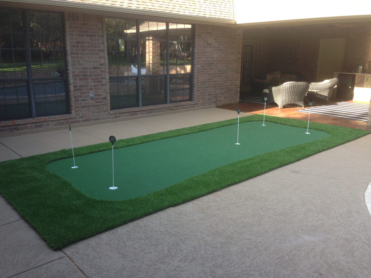 Backyard DIY Putting Greens