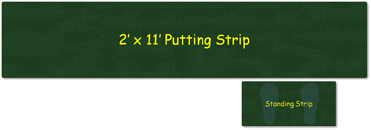 portable putting green strip