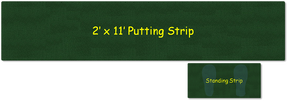 portable putting green strip