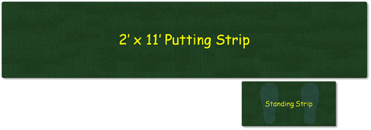 portable putting green strip