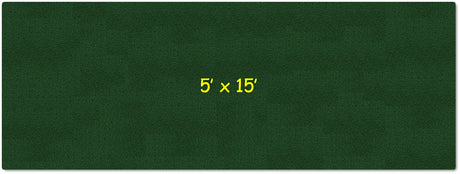 5 feet x 15 feet putting carpet