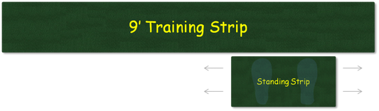 9 foot putting green strip