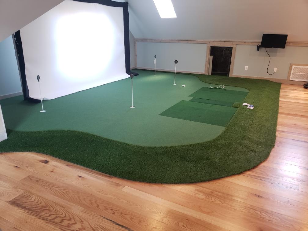 Trackman Simulator Green
