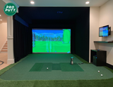 Simulator with Putting Green