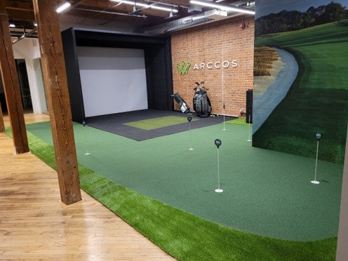 Wrap your existing simulator with putting green