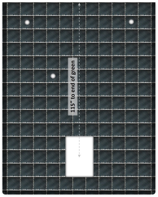 Dbase 12x10 Simulator Green Base Layout