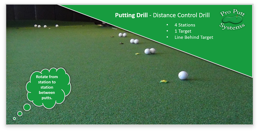 Distance Control Putting Drill