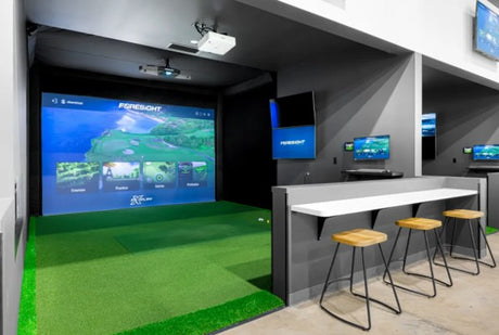 EZ Tee Hybrid in Commercial Simulator Bay