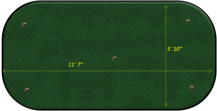 ultimate putting trainer, putting green turf