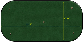 ultimate putting trainer, putting green turf