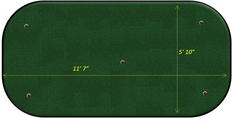 ultimate putting trainer, putting green turf
