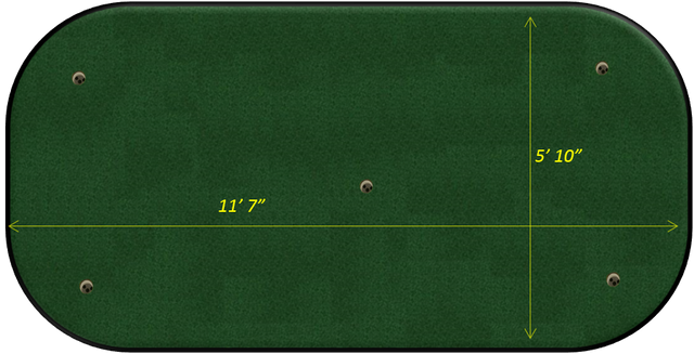 ultimate putting trainer, putting green turf
