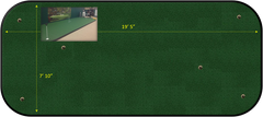 8 x 20 putting green