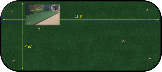 8 x 20 putting green