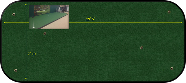 8 x 20 putting green