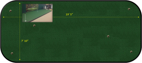 8 x 20 putting green