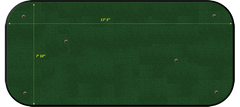 8ft x 18ft indoor putting green