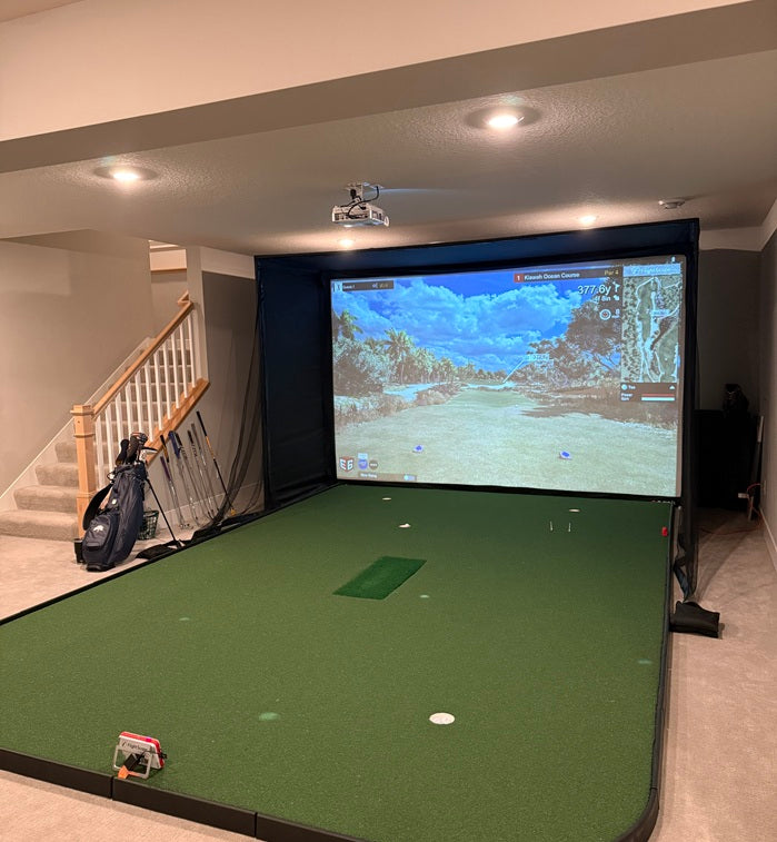 12 x 16 Simulator Green with Inset Hitting Mat