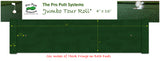 large putting green turf strip