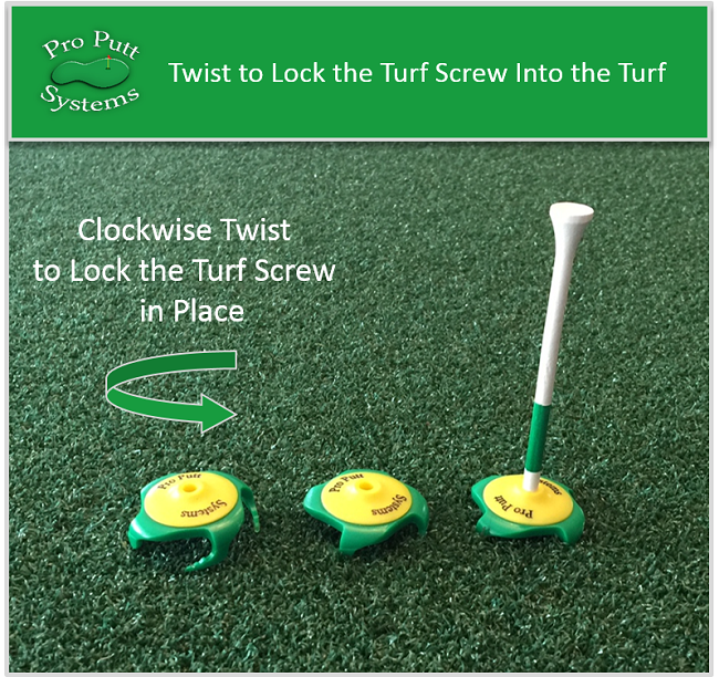 Turf Screw for Putting Drills