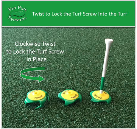 Turf Screw for Putting Drills